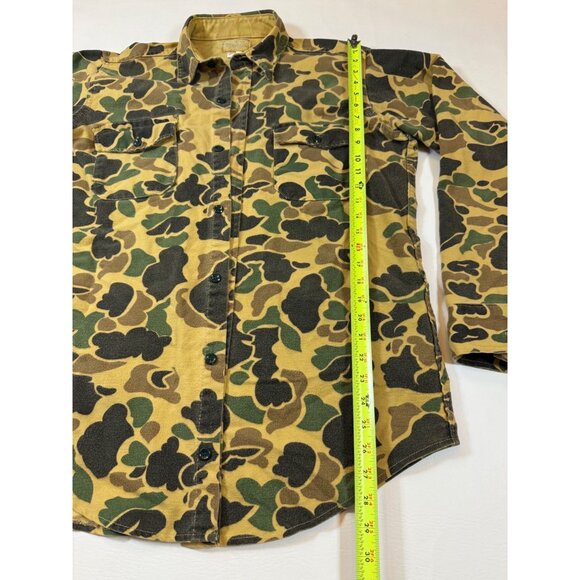 Vintage Deerskin Mens Camouflage Button-Up Long-Sleeve Hunting (HH83) - Picture 2 of 8